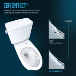 TOTO CST776CSG#01 Drake Two-Piece Toilet With 1.6 GPF Tornado Flush -Warm Bathroom 19c15f6a0253bb32 8208 w800 h800 b0 p0