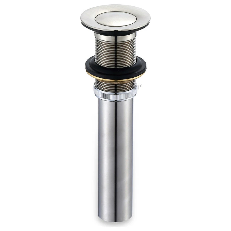 1-1/2" Push Pop-Up Drain Stopper For Sink, Brushed Nickel, Without Overflow 7 1-1/2" Push Pop-Up Drain Stopper For Sink, Brushed Nickel, Without Overflow - Image 7