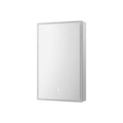 AQUADOM Edge Royale LED Medicine Cabinet Defogger Left Hinge 20"x32"x5" -Warm Bathroom 1ae18a07035d516f 0423 w800 h800 b1 p0