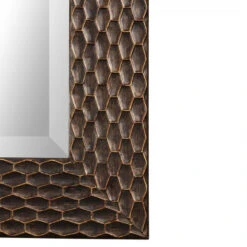 Rust Bronze With Gold Highlights Rectangular Mirror, Bathroom Mirror, 24 X 36 -Warm Bathroom 1af1622700ae9046 9430 w800 h800 b0 p0