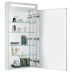 Bathroom LED Medicine Cabinet, Recessed/Surface Mount, 20"x40", Right Hand -Warm Bathroom 1b61734b0e593155 3593 w800 h800 b1 p0