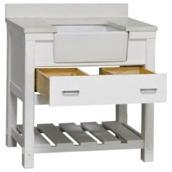 Charlotte 36" Bathroom Vanity, White, 36", Quartz Top -Warm Bathroom 1ba1797701c503a2 6377 w800 h800 b1 p0