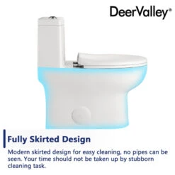 Standard ADA Height One-Piece Elongated Toilet, Dual Flush, 0.8/1.28 GPF -Warm Bathroom 1ba1b345025fb41a 2639 w800 h800 b1 p0