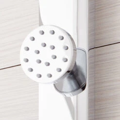 Signature Hardware 931424 Correia Thermostatic Shower Panel - Brushed Nickel -Warm Bathroom 1c01ba670d3c3d56 0200 w800 h800 b0 p0