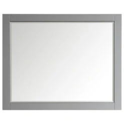 Vinnova Florence 48" Bathroom Vanity Framed Wall Mirror In Gray