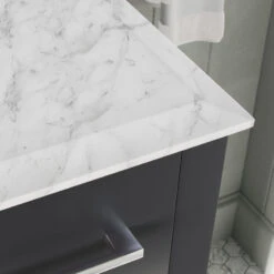 The Laurel Bathroom Vanity, Deep Gray, 84", Double Sink, Freestanding 18 The Laurel Bathroom Vanity, Deep Gray, 84", Double Sink, Freestanding -Warm Bathroom 1d313f8203f6a00a 7519 w800 h800 b0 p0