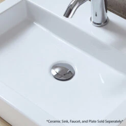 1-5/8" Push Pop-Up Drain Stopper No Overflow For Sink, Chrome 11 1-5/8" Push Pop-Up Drain Stopper No Overflow For Sink, Chrome -Warm Bathroom 1d51e3cc01ce011b 9228 w800 h800 b0 p0