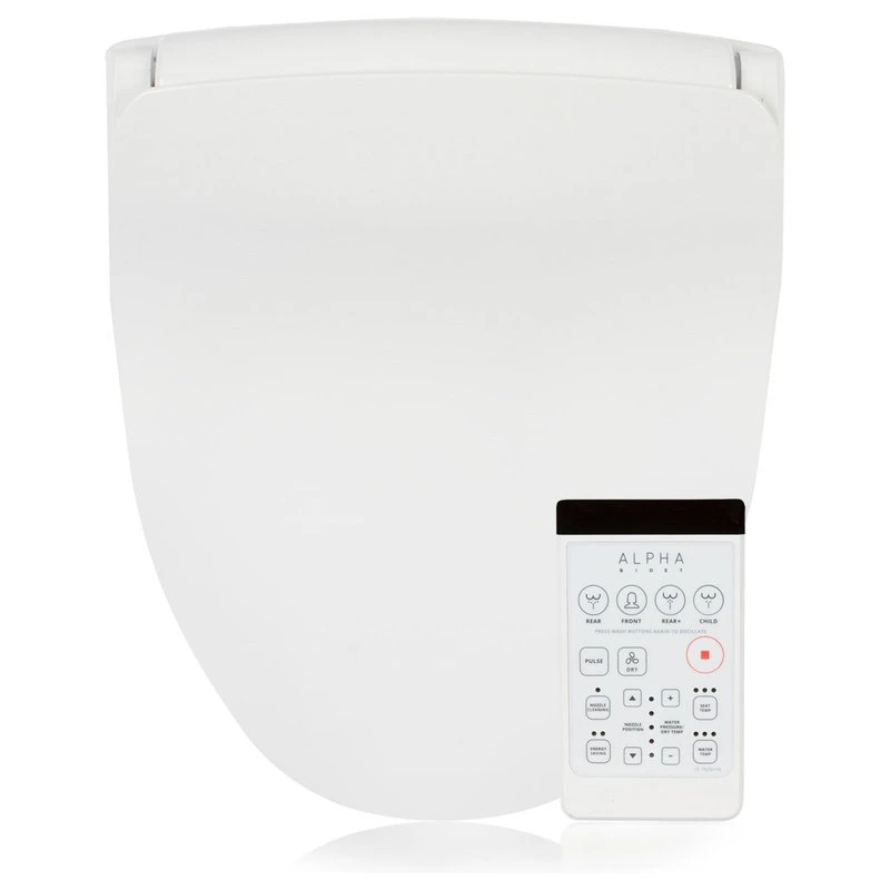 Alpha IX Hybrid Electronic Bidet Toilet Seat, White, Elongated 1 Alpha IX Hybrid Electronic Bidet Toilet Seat, White, Elongated