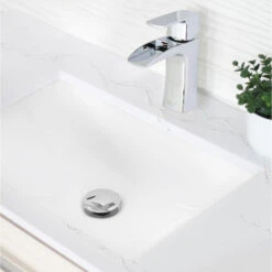 STYLISH 20" Porcelain Rectangular Undermount Bathroom Sink With Overflow -Warm Bathroom 1e81f574004397e9 5821 w800 h800 b0 p0