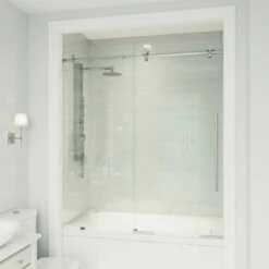 VIGO Elan Frameless Sliding Bathtub Door In Chrome -Warm Bathroom 1ed147630f735648 9677 w800 h800 b0 p0