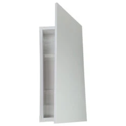 Dolphin Slab Panel Frameless Recessed Medicin Cabinet With LED Light 14 X 30