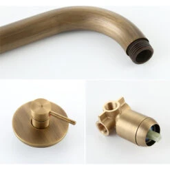 Brewst Round Rain Showerhead Only Wall Mount Shower System, Antique Brass -Warm Bathroom 1fb1ebb60179237e 3196 w800 h800 b1 p0