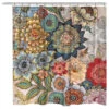 Boho Bouquet Shower Curtain