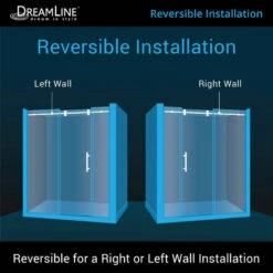DreamLine Enigma-XO 68-72x76 Sliding Shower Door, Polished Stainless Steel -Warm Bathroom 21115aa301841977 4270 w800 h800 b0 p0
