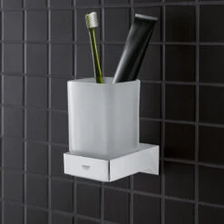Grohe 40 865 Selection Cube Wall Mounted Soap Dish - Starlight Chrome -Warm Bathroom 218172f00fbb4f0b 5928 w800 h800 b0 p0