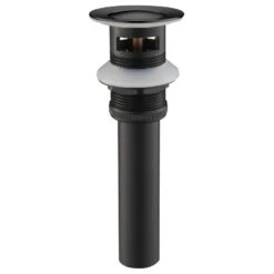 Pop-Up Drain Stopper With Overflow KPW100, Matte Black