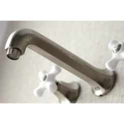 KS4028PX 2-Handle Wall Mount Tub Faucet, Brushed Nickel -Warm Bathroom 2281a5fa013fb5ca 0528 w800 h800 b0 p0