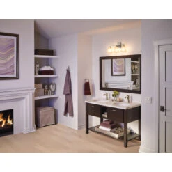 Moen Voss 1-Handle High Arc Bathroom Faucet, Brushed Nickel -Warm Bathroom 23014fc70d5aa34b 7861 w800 h800 b0 p0