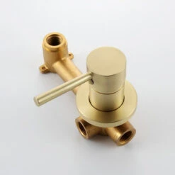 Brushed Brass Single Lever Wall Mounted Bathroom Faucet Swivel Sink Faucet Brass -Warm Bathroom 24710730001d132b 6046 w800 h800 b0 p0