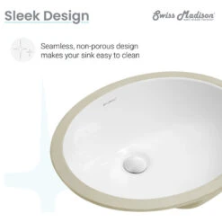 Monaco 18" Oval Under-Mount Bathroom Sink -Warm Bathroom 24a19d7e0fada5ab 6865 w800 h800 b1 p0