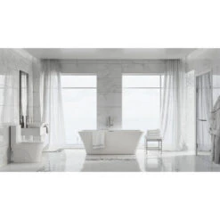 St. Tropez Elongated Toilet, Dual Flush, Glossy White 21 St. Tropez Elongated Toilet, Dual Flush, Glossy White -Warm Bathroom 24c1b92602261ed5 2880 w800 h800 b0 p0