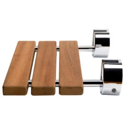 ALFI Brand Polished Chrome Folding Teak Wood Shower Seat Bench ABS16R-PC -Warm Bathroom 2521aec8009039d5 6965 w800 h800 b1 p0
