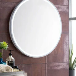 Cirque 24" Mirror , Glossy White -Warm Bathroom 25d1cfa00f724a3a 6096 w800 h800 b0 p0