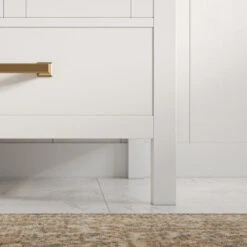 Eleanor Bath Vanity, White, 60", Double Sink, Freestanding 19 Eleanor Bath Vanity, White, 60", Double Sink, Freestanding -Warm Bathroom 25e18bc203c743a8 7682 w800 h800 b0 p0