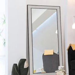 Hitchcock Butterfield Silhana Brushed Silver And Black Mirror, 26.5"x36.5" -Warm Bathroom 2691ff0e0ee79c13 3190 w800 h800 b0 p0