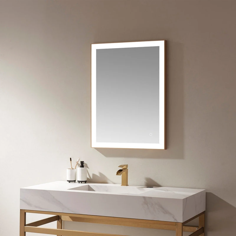 24'' Rectangle LED Lighted Accent Bathroom/Vanity Wall Mirror 3 24'' Rectangle LED Lighted Accent Bathroom/Vanity Wall Mirror - Image 3