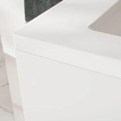 The Mendocino Bathroom Vanity, White, 67", Double Sink, Freestanding -Warm Bathroom 2951f04203d9cb81 8546 w800 h800 b0 p0