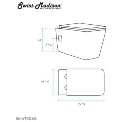 Concorde Wall Hung Toilet Bowl, White, Matte Black -Warm Bathroom 29e184030226203e 6065 w800 h800 b1 p0