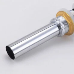 KubeBath Solid Brass Construction Pop-Up Drain With Overflow, Chrome -Warm Bathroom 2a3121d50dc32c37 4379 w800 h800 b0 p0