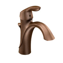 Moen Eva 1-Handle High Arc Bathroom Faucet, Oil Rubbed Bronze