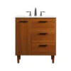 Bailey 30" Bathroom Vanity, Teak
