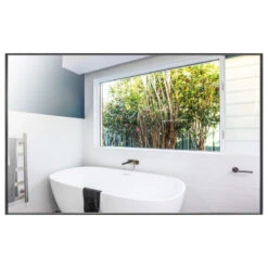 Rectangle Framed Bathroom Vanity Mirror Accent Wall Mirror, Black, 40"wx24"h 15 Rectangle Framed Bathroom Vanity Mirror Accent Wall Mirror, Black, 40"wx24"h -Warm Bathroom 2b01d27203318d0b 3810 w800 h800 b1 p0