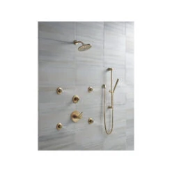 Delta Grail Single-Setting Slide Bar Hand Shower, Champagne Bronze, 57085-CZ -Warm Bathroom 2c219ab10c475a2a 8894 w800 h800 b0 p0