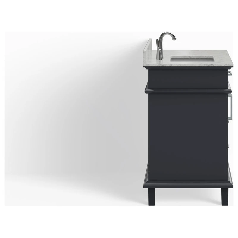 The Helm Bathroom Vanity, Gray, 42", Single Sink, Freestanding 11 The Helm Bathroom Vanity, Gray, 42", Single Sink, Freestanding - Image 11