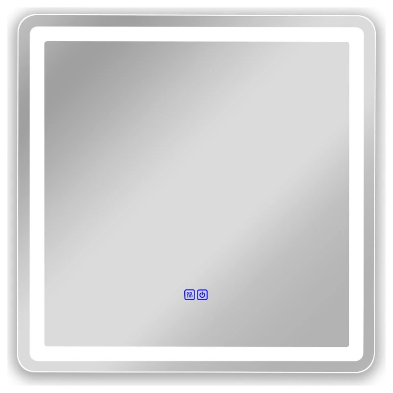 CHLOE Lighting LUMINOSITY Square TouchScreen LED Mirror 1 CHLOE Lighting LUMINOSITY Square TouchScreen LED Mirror