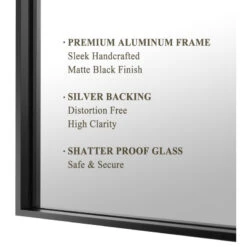 Rectangle Framed Bathroom Vanity Mirror Accent Wall Mirror, Black, 40"wx24"h 14 Rectangle Framed Bathroom Vanity Mirror Accent Wall Mirror, Black, 40"wx24"h -Warm Bathroom 30c1aba703318d08 3810 w800 h800 b1 p0