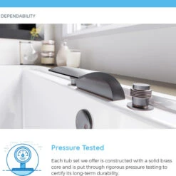 Roman Tub Faucet Set, Chrome -Warm Bathroom 30f138d40c40faf7 1238 w800 h800 b0 p0