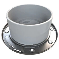 Oatey Fast Set 4 In. Hub Toilet Flange With Test Cap And Stainless Steel Ring, P -Warm Bathroom 31419054003e67fd 9599 w800 h800 b1 p0
