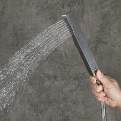 LED Brushed Nickel Shower Set 8" Rain Shower & Tub Spout Shower Combo Set, 10" -Warm Bathroom 31717f8b0194ceed 8835 w800 h800 b0 p0