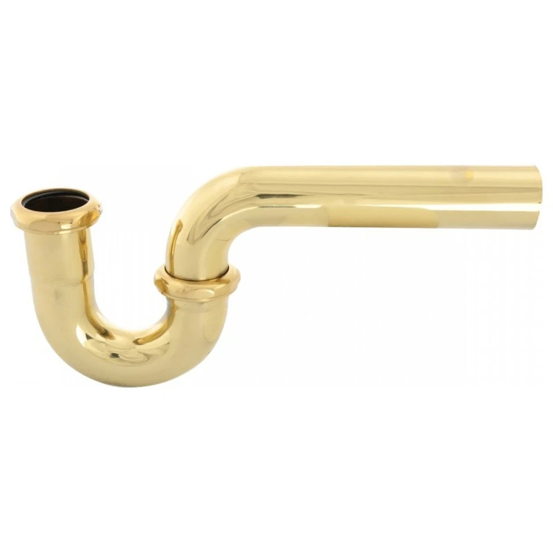 Bathroom Sink P Trap Bright Brass 1 1/2" Heavy Duty Renovators Supply 4 Bathroom Sink P Trap Bright Brass 1 1/2" Heavy Duty Renovators Supply - Image 4