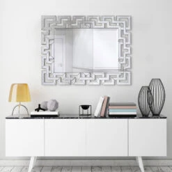 Rectangular Antique Wall Mirror, 0.75" Beveled Center, 40"x 31" Bathroom Mirror -Warm Bathroom 335168b801b09115 7301 w800 h800 b0 p0
