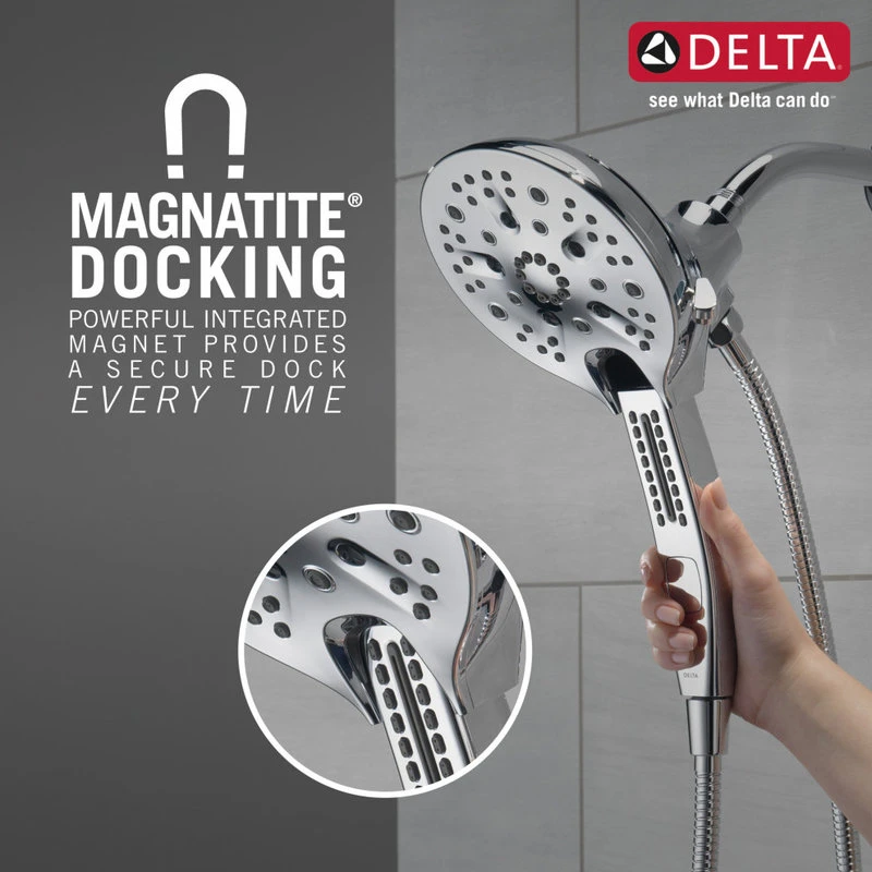 Delta 58620-25-PK Universal Showering In2ition 2.5 GPM Multi - Chrome 4 Delta 58620-25-PK Universal Showering In2ition 2.5 GPM Multi - Chrome - Image 4