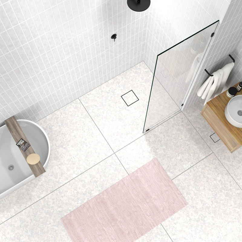 78"x21" Frameless Shower Door Single Fixed Panel, Matte Black 2 78"x21" Frameless Shower Door Single Fixed Panel, Matte Black - Image 2