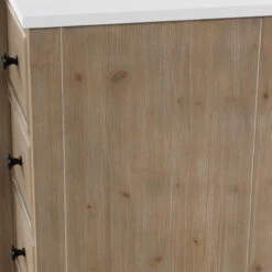 Kelly 48" Single Bathroom Vanity In Weathered Fir With White Engineered Stone Top -Warm Bathroom 34517bd502030426 8723 w800 h800 b0 p0