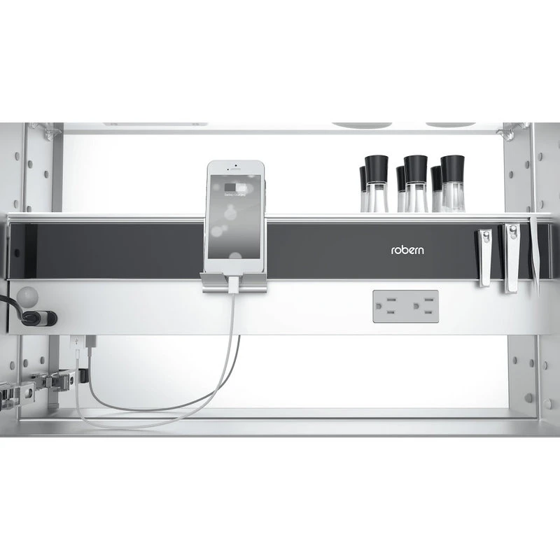 M Series Cabinet 20"x40"x4" Flat Top Polished Edge Right Hinge, MC2040D4FPR 1 M Series Cabinet 20"x40"x4" Flat Top Polished Edge Right Hinge, MC2040D4FPR