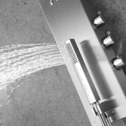 ANZZI King 48" Shower Panel, Brushed Steel -Warm Bathroom 35013eca0d8a8b61 1972 w800 h800 b0 p0